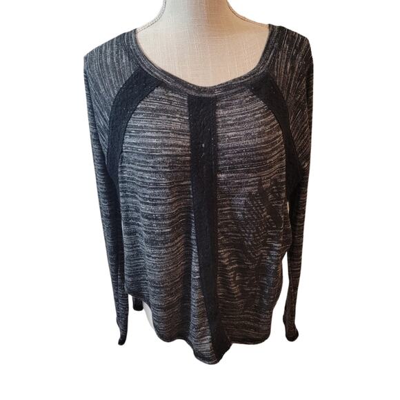 Harley-Davidson Sweaters - Harley Davidson Lightweight Pullover Grey/Black Long Sleeve Sweater Size Small